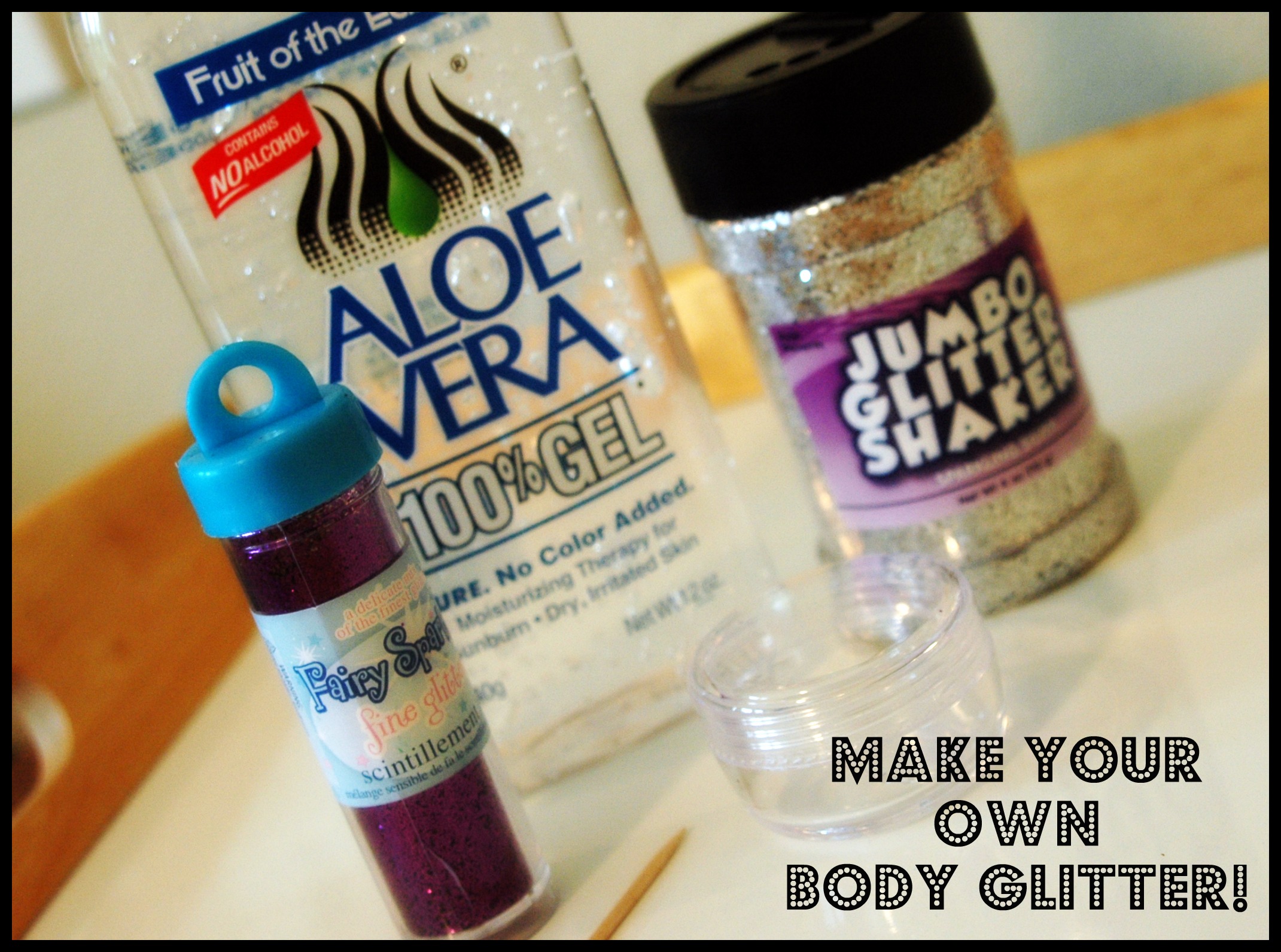 How To Make Your Own Body Glitter Jenny On The Spot