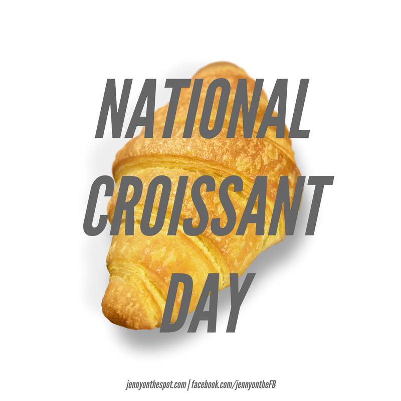 It's National Croissant Day, y'all. Party on. (via jennyonthespot.com)