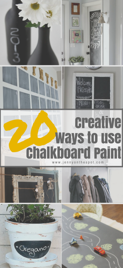 20 Creative Chalkboard Paint Ideas | Jenny On The Spot