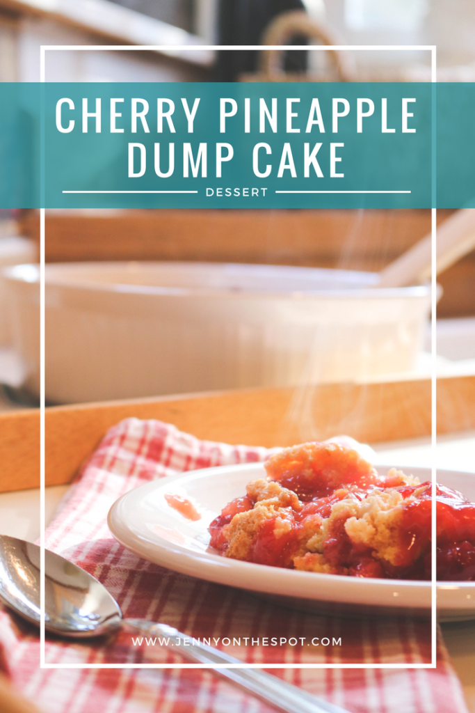 Cherry Pineapple Dump Cake | Comfort Food & Cake | Jenny On The Spot