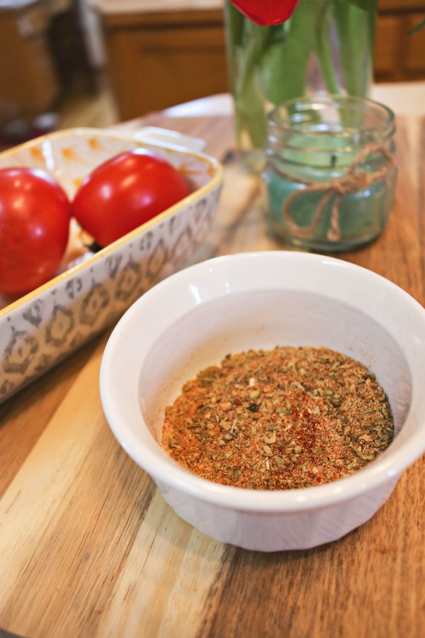 spices for sweet potato and chorizo hash