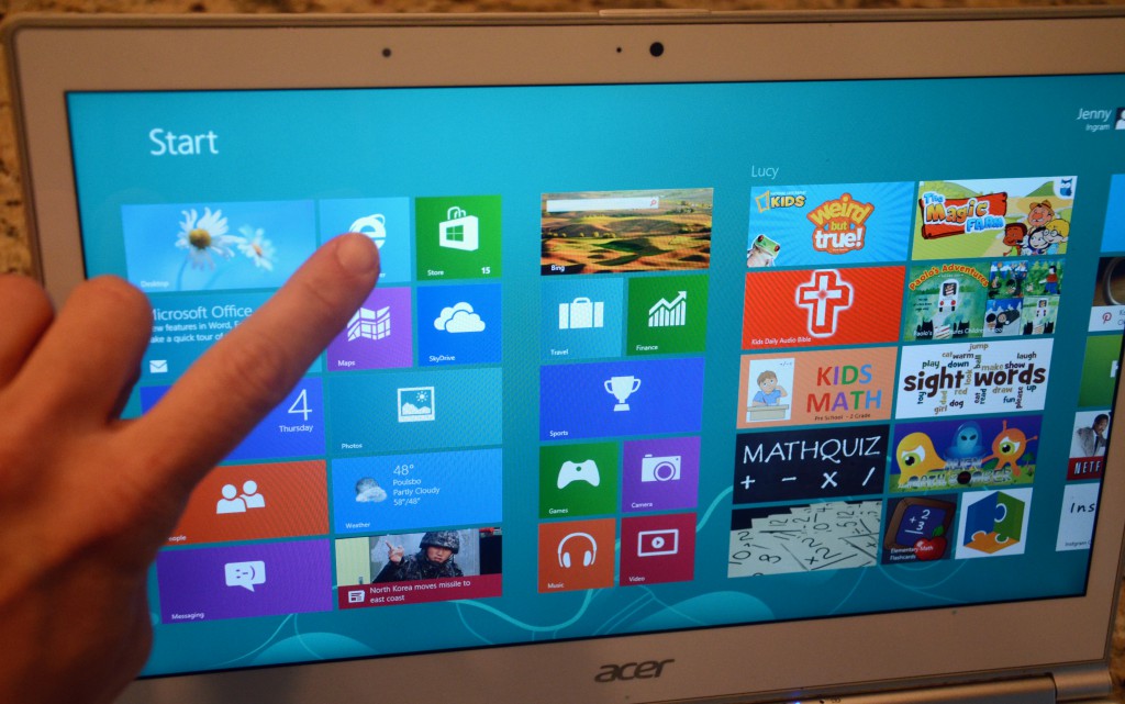 Acer Aspire S7 Ultrabook is a touchscreen