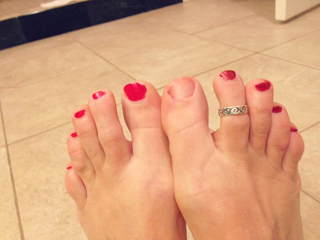 I suck at self-pedicures