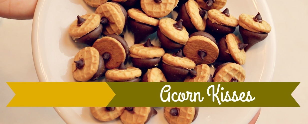 How To Make Acorn Kisses Cookies (Feat: Nutter Butter Bites and Hershey’s Kisses!)