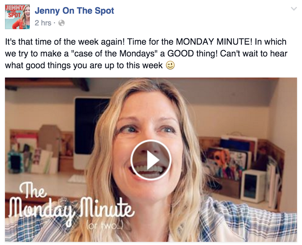 The Monday Minute. Or Two.